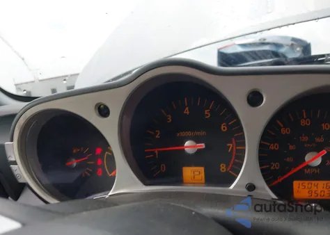 2005 Nissan 350Z Touring z USA, uszkodzony, nr VIN JN1AZ34E25M651571